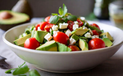 Insalata di Avocado, Pomodori e Feta